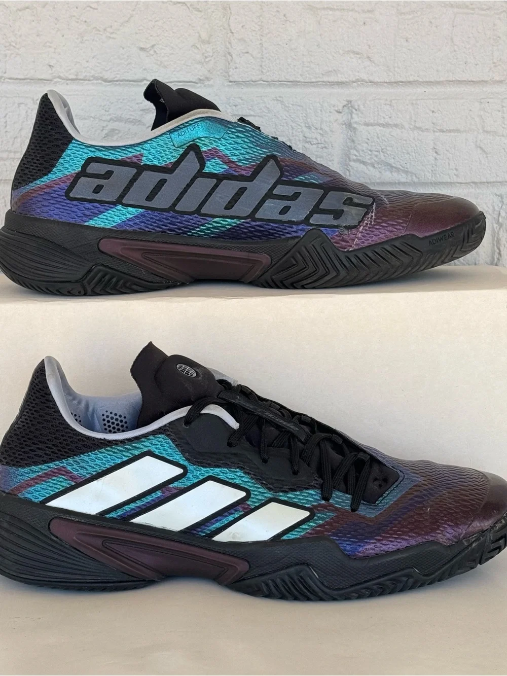 Galaxy Adidas Barricade Athletic Shoes Men's 10.5
